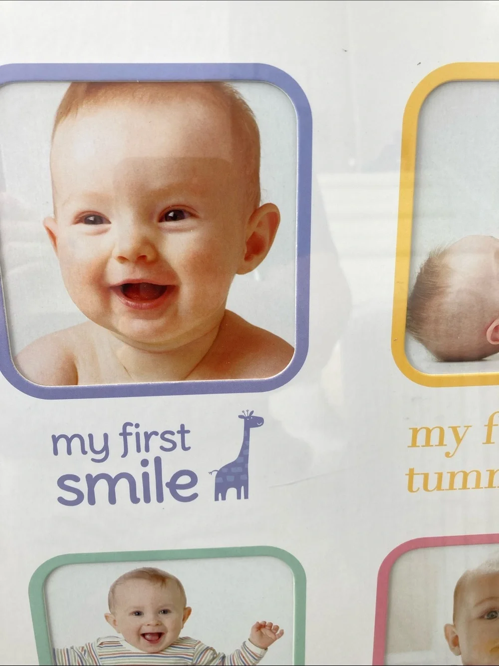 SALE! 50% NWT Pearhead My First Moments Baby Collage White Frame 21” x 17”